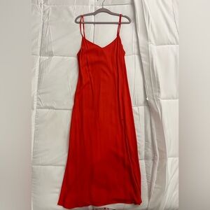 Reformation Orange Crimini Dress Size 0